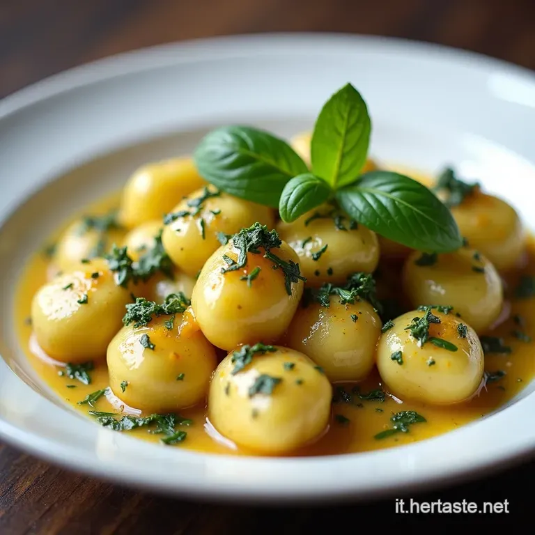 Gnocchi di Zucchine al Burro e Salvia
