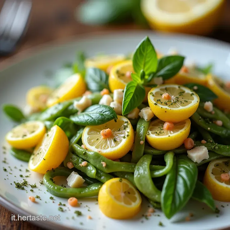 Insalata di Ceci Sole di Sicilia Profumo di Limone Menta e Tonno Fresco