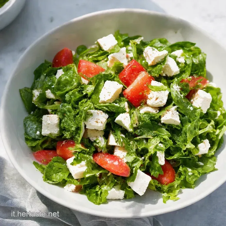Insalata di Anguria Feta e Menta Un Tuffo nellEstate