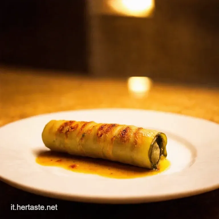 Involtini Di Melanzane Grigliate Alla Menta E Ricotta presentation