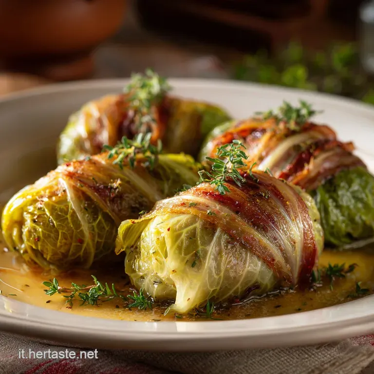 Involtini di verza alla poverella la ricetta pi&ugrave; autentica della nonna