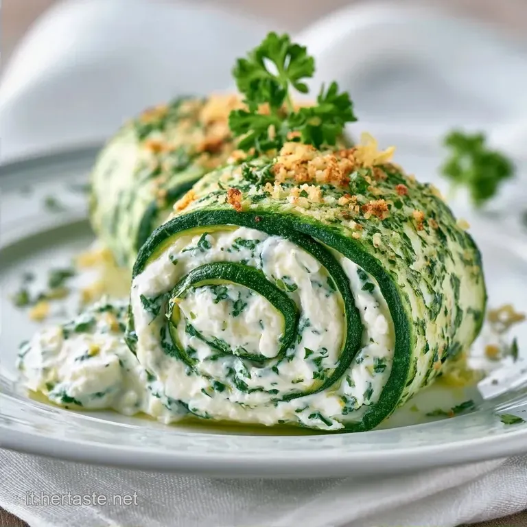 Involtini Zucchine Ricotta con Menta