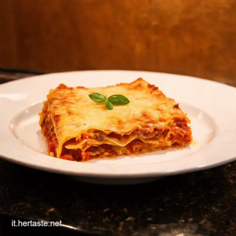 Lasagne Al Forno presentation