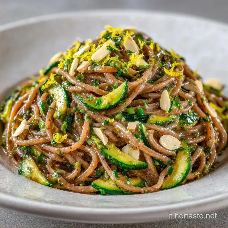 Linguine Integrali al Limone e Zucchine: Leggere e Setose