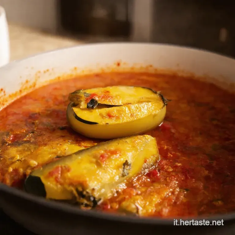 Melanzane Ripiene Semplici Eggplant Stuffed with Bread Cheese and Sunshine presentation