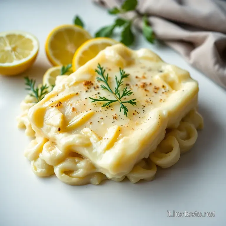 Merluzzo Gratinato Al Limone E Pangrattato Croccante presentation