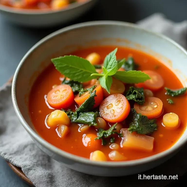 Minestrone di Verdure della Nonna Versione Leggera ma Saporita