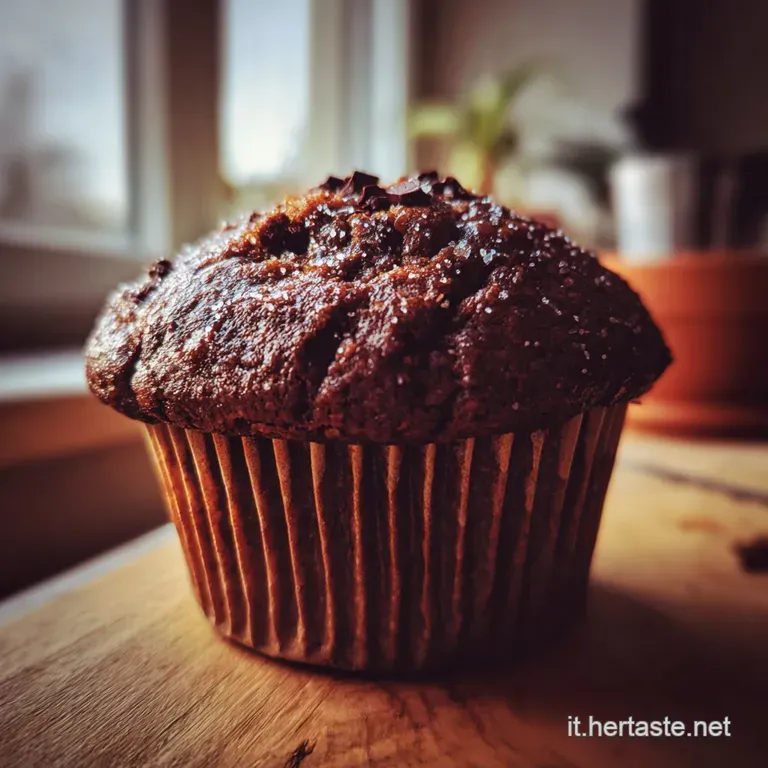 I Muffin Perfetti Allamericana Soffici Ricchi E Con Gocce Di Cioccolato Fondente presentation