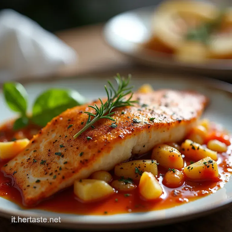 Orata al Forno con Patate Novelle e Pomodorini