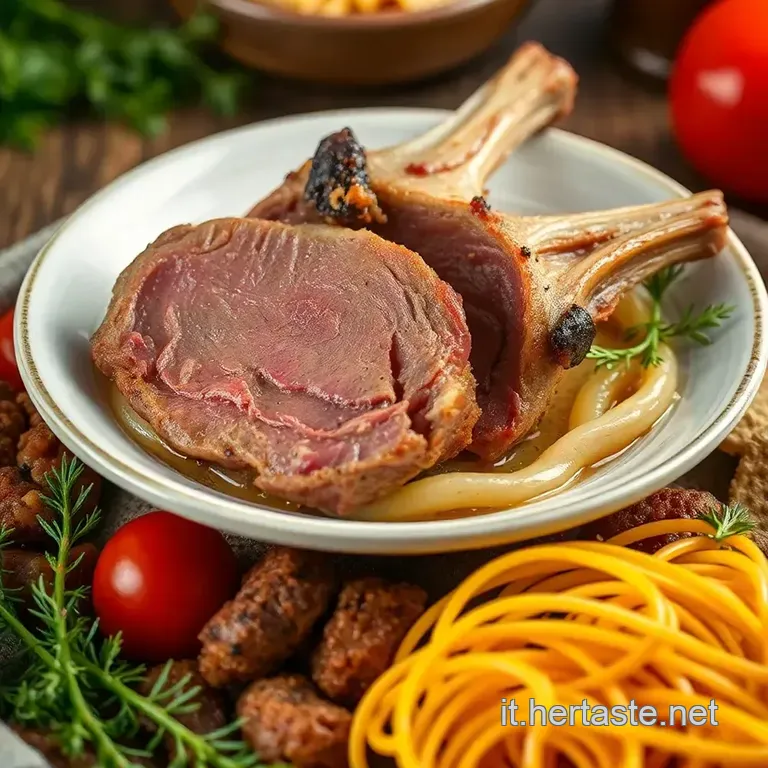 Osso Buco Alla Milanese Con Risotto Allo Zafferano presentation