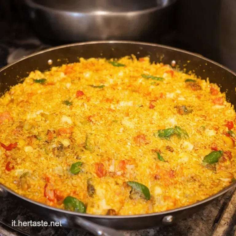 Paella Di Casa Mia presentation