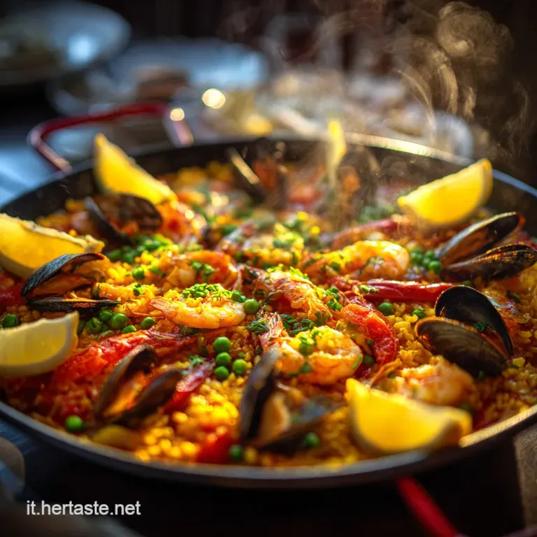 Paella Spagnola: Sapore di Mare e Terra