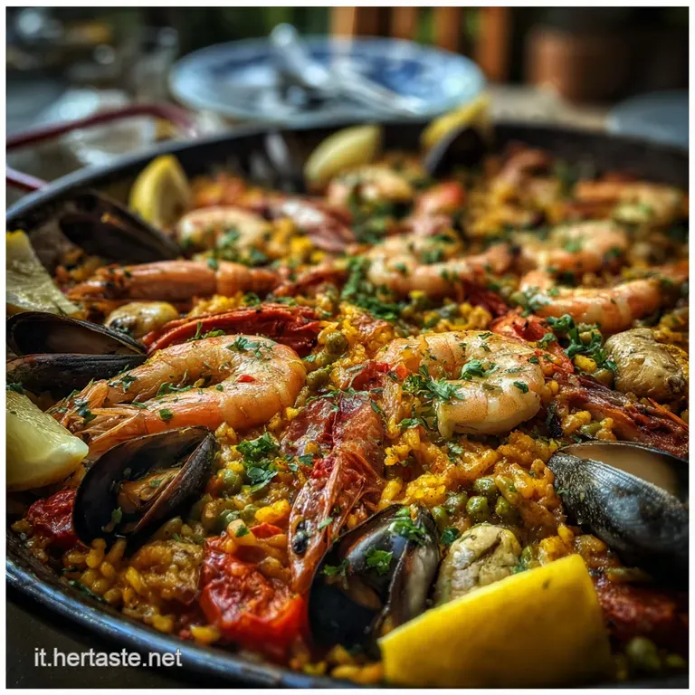 Paella Spagnola: Gusto Autentico