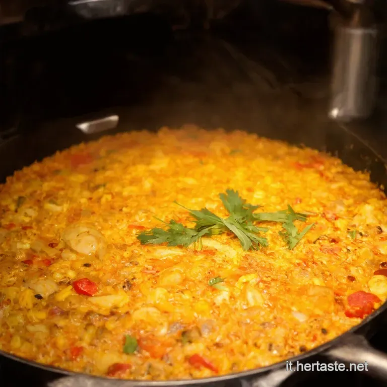 Paella Valenciana La Ricetta Autentica presentation