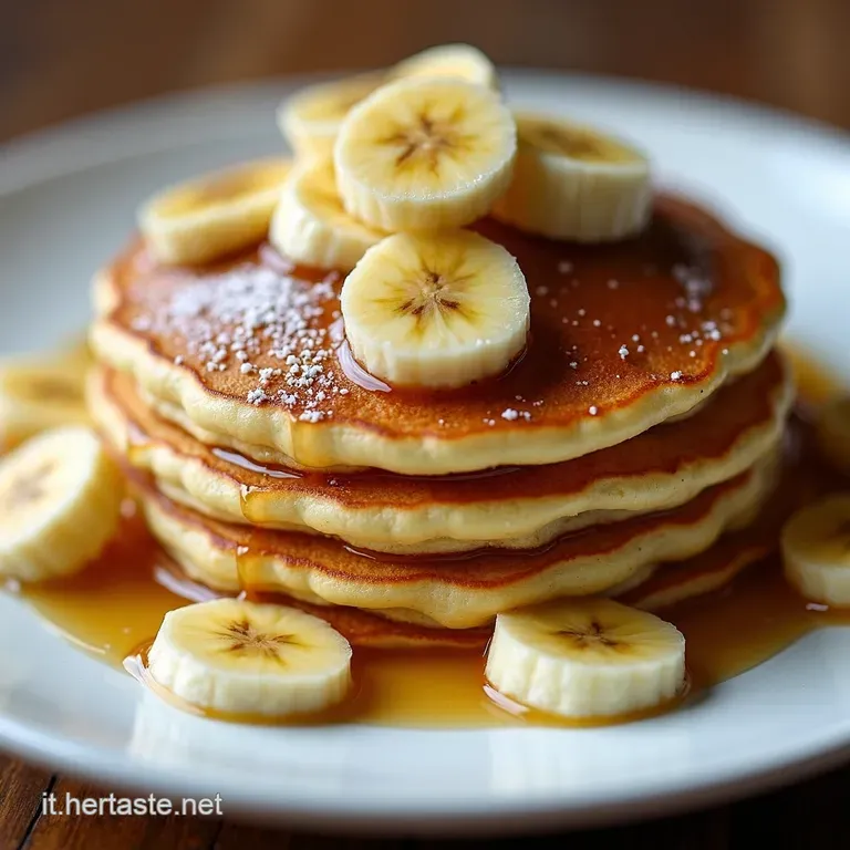 Pancake con Banana Un Risveglio Soffice e Profumato