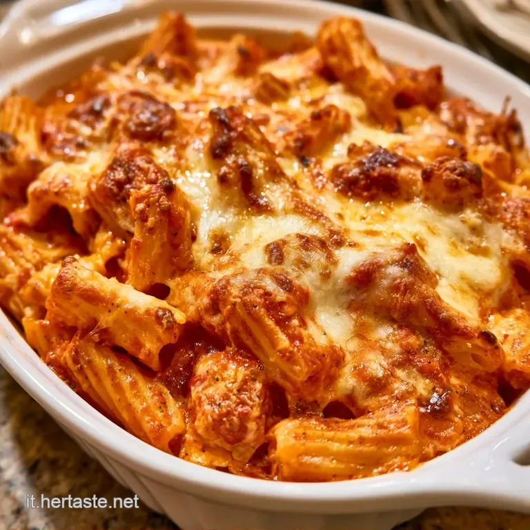 Pasta Al Forno Con Mozzarella e Pomodoro
