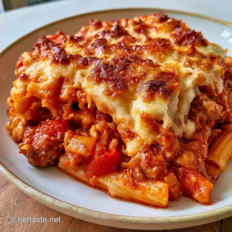 Pasta Al Forno Napoletana con Polpettine