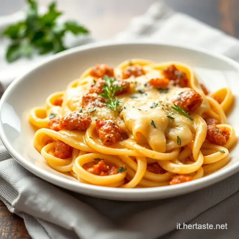 Pasta Al Forno Ricca E Cremosa: Un Classico Italiano presentation