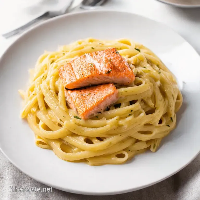 Pasta al Salmone Cremosa Un Classico Italiano Rivisitato