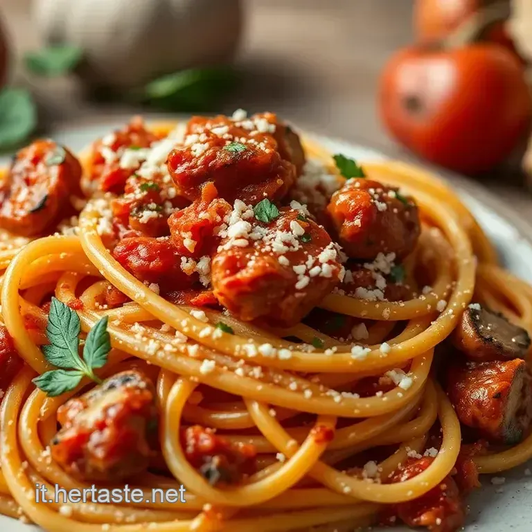 Pasta alla Salsiccia e Funghi: Un Classico Italiano