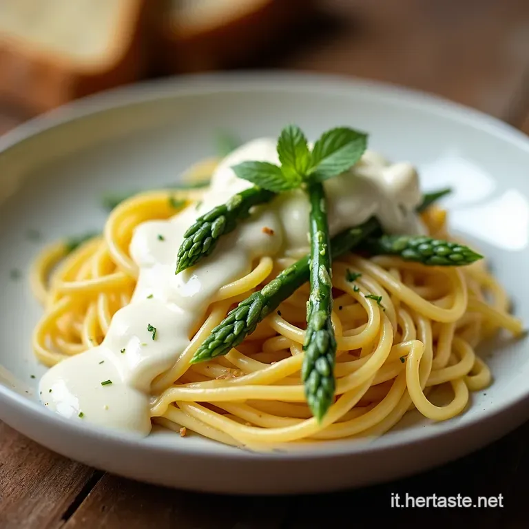 Pasta con Asparagi Cremosa Il Segreto della Primavera in Tavola