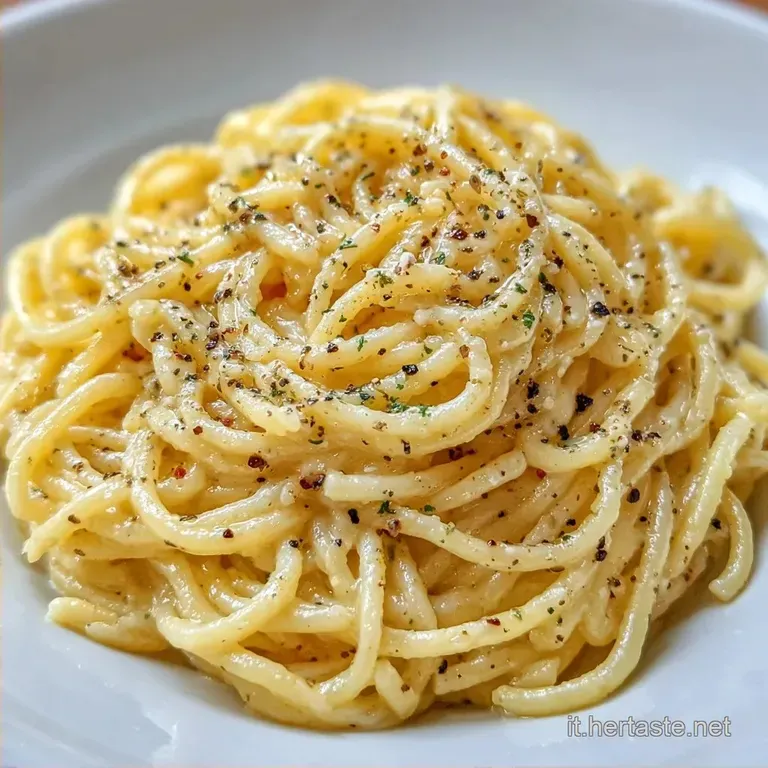 Pasta Con Pochi Ingredienti: Cacio E Pepe Vellutata