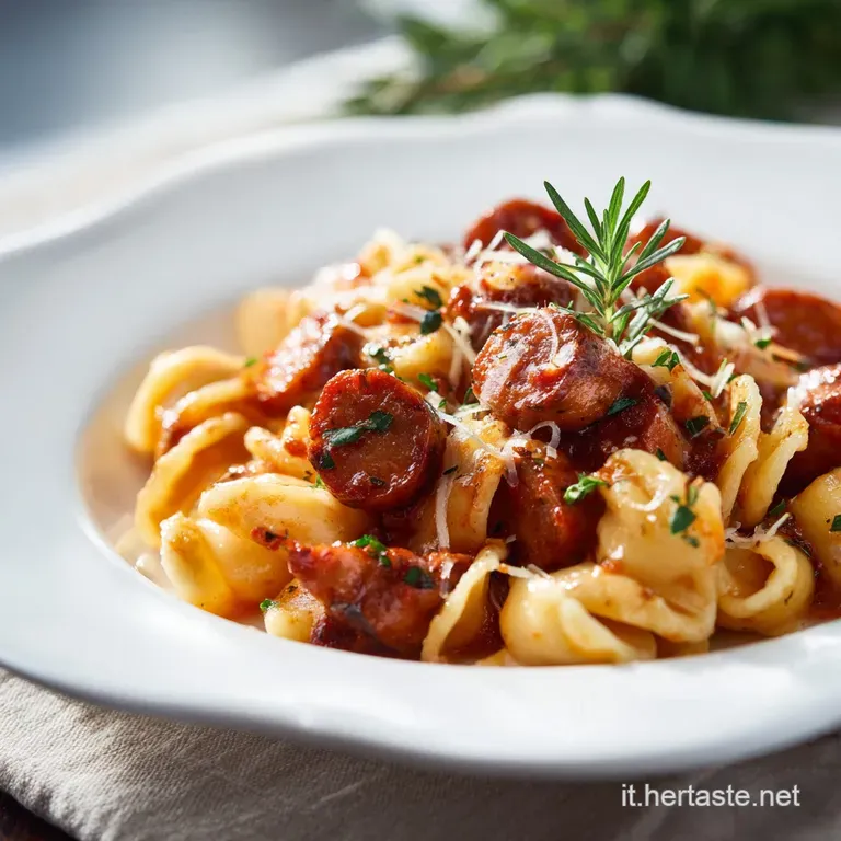 Pasta con Salsiccia: Cremosa e Vellutata