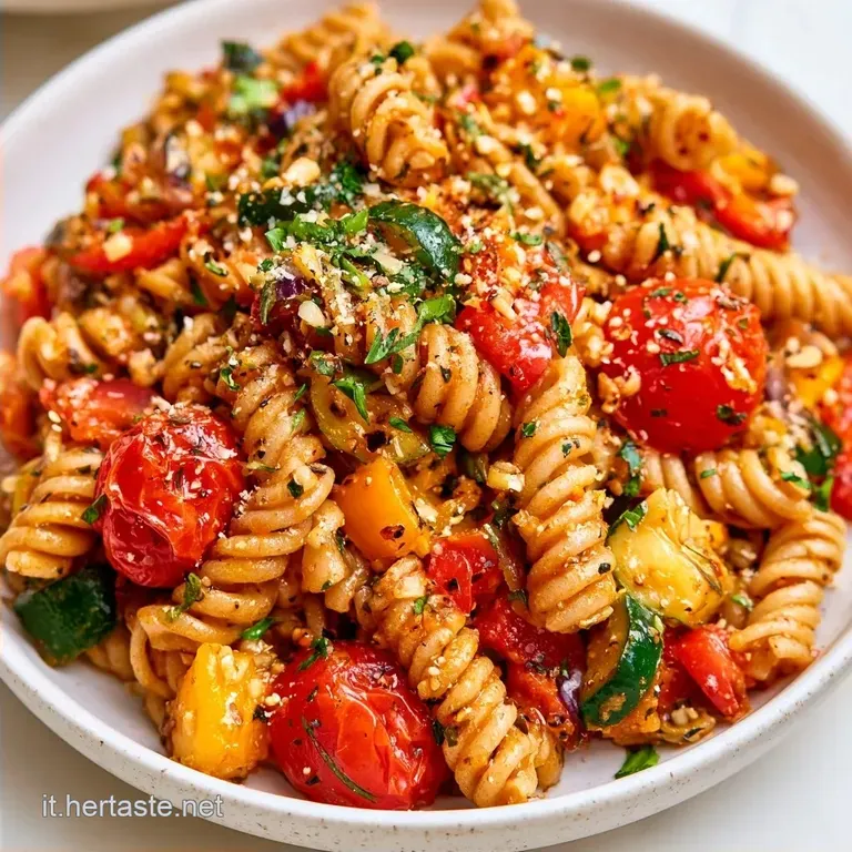 Pasta Con Verdure Estive con Pasta Integrale