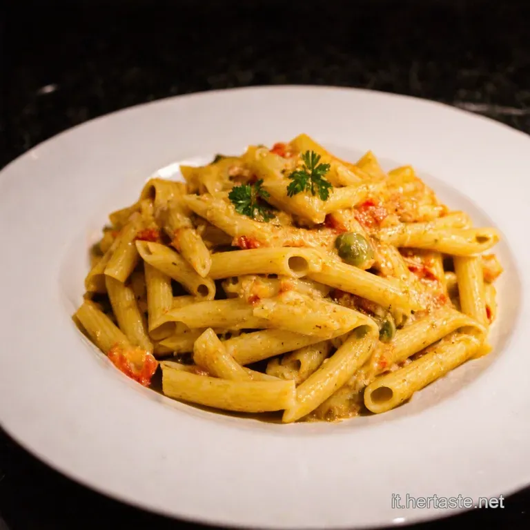 Pasta E Piselli Alla Napoletana Col Tocco Segreto Dello Chef presentation