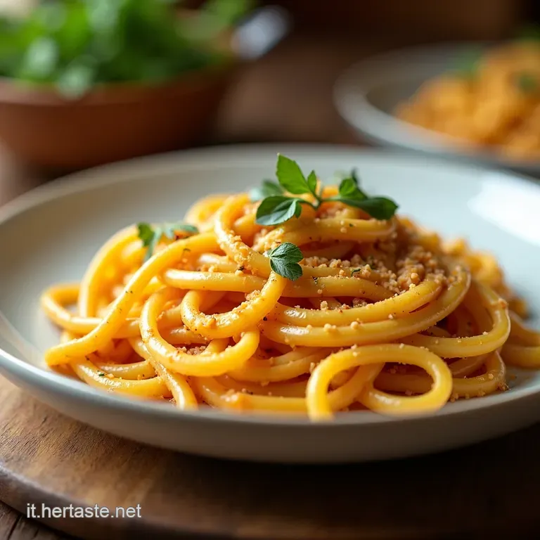 Pasta E Zucca Cremosa Alla Mantovana presentation
