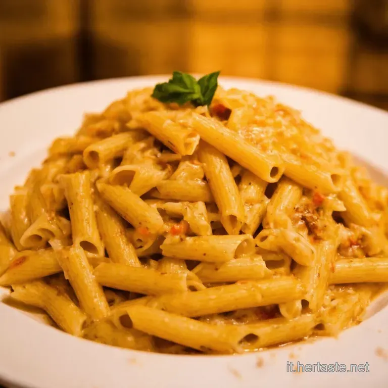 Pasta Fredda Alla Crudaiola Con Tonno E Basilico presentation