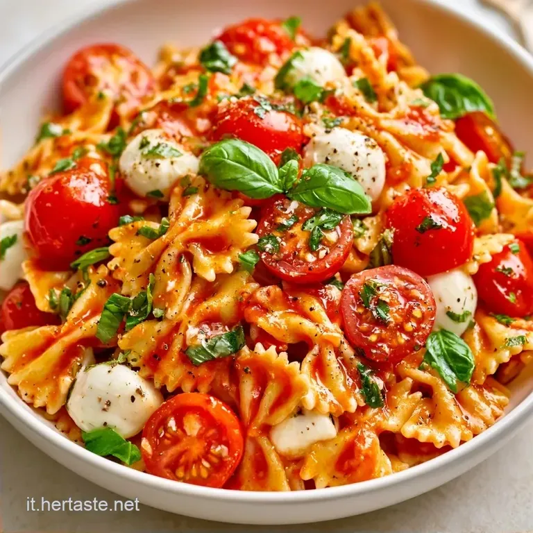 Pasta Fredda Pomodoro e Mozzarella in 25 Minuti