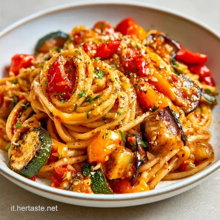 Pasta Fredda con Verdure Grigliate e Peperoni
