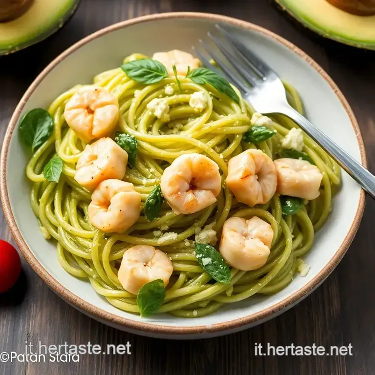 Pasta Fresca All avocado E Gamberetti: Un Tuffo Nell estate presentation