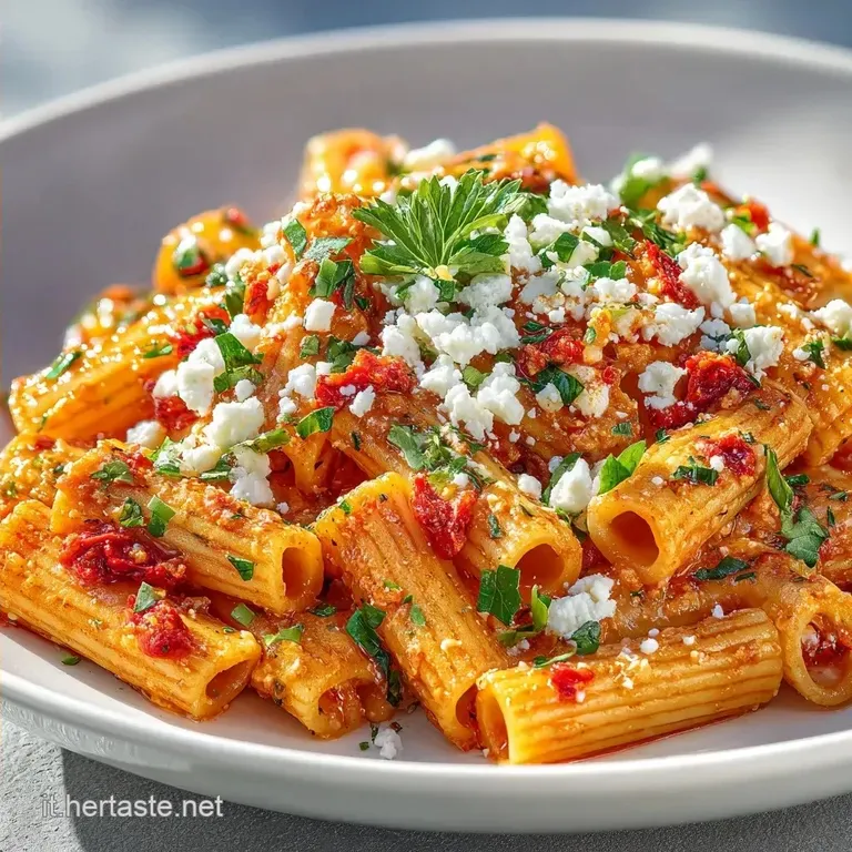 Pasta Cremosa ai Peperoni e Feta: Sfiziosa ed Economica