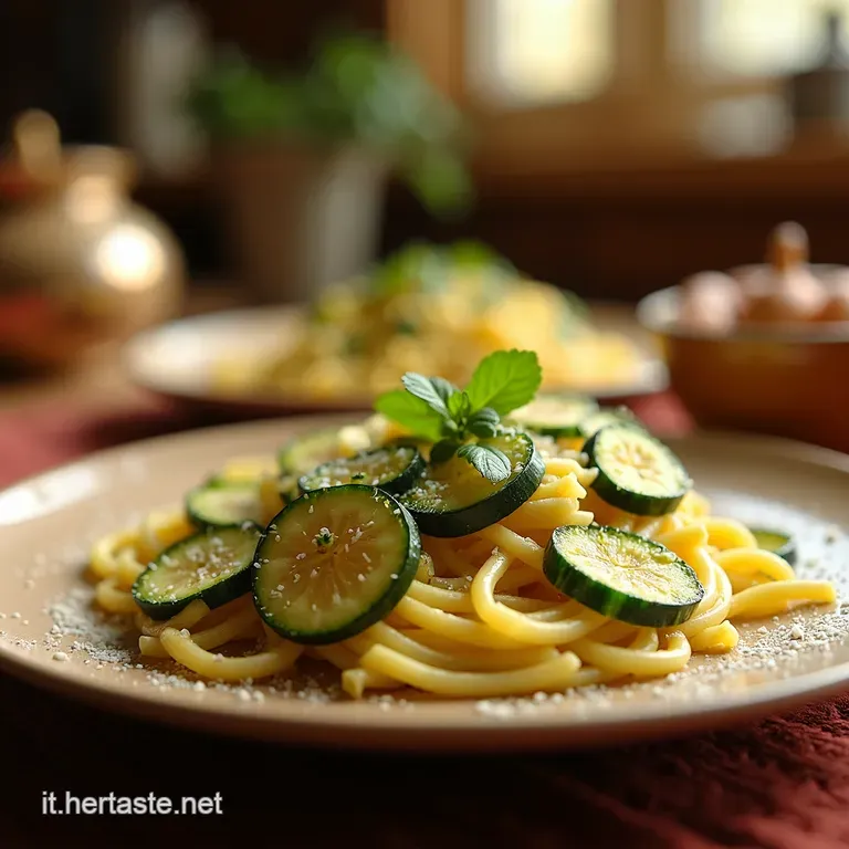 Pasta Ricotta E Zucchine Un Abbraccio Di Sapori Estivi presentation