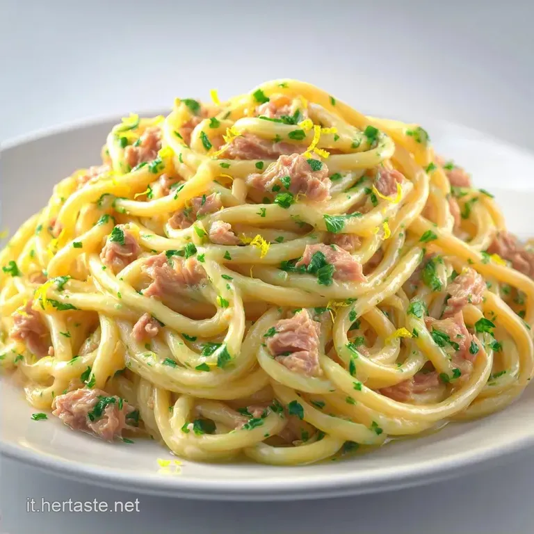 Pasta Veloce e Gustosa: Tonno e Limone