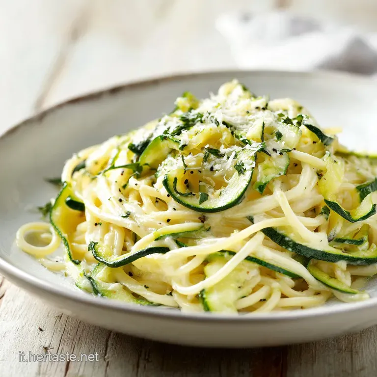Pasta Zucchine Limone Aglio Vellutata