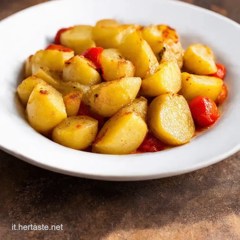 Patate e Peperoni al Forno Il Contorno che Sa di Famiglia