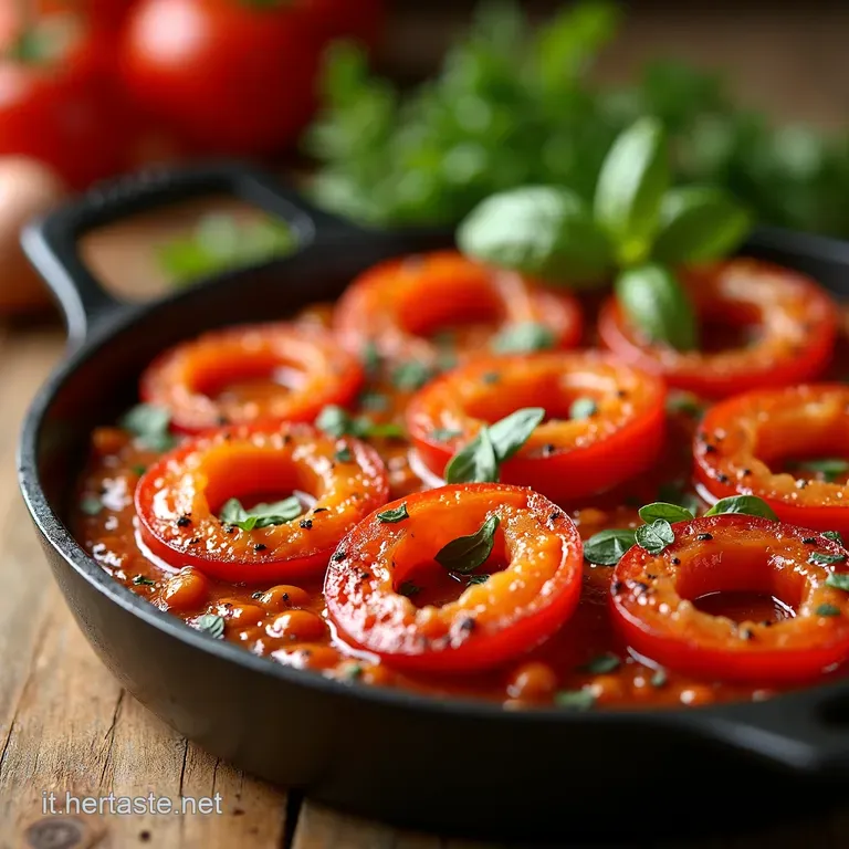 Peperoni Al Forno Gratinati presentation