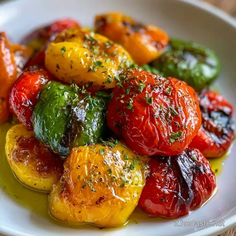 Peperoni Conditi in Friggitrice ad Aria