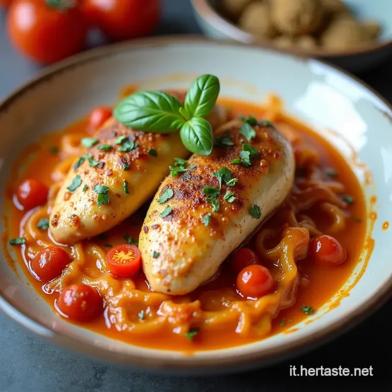 Petto di Pollo con Peperoni