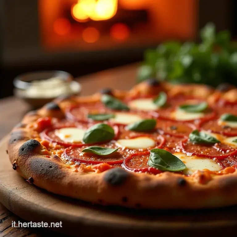 Pizza Napoletana presentation