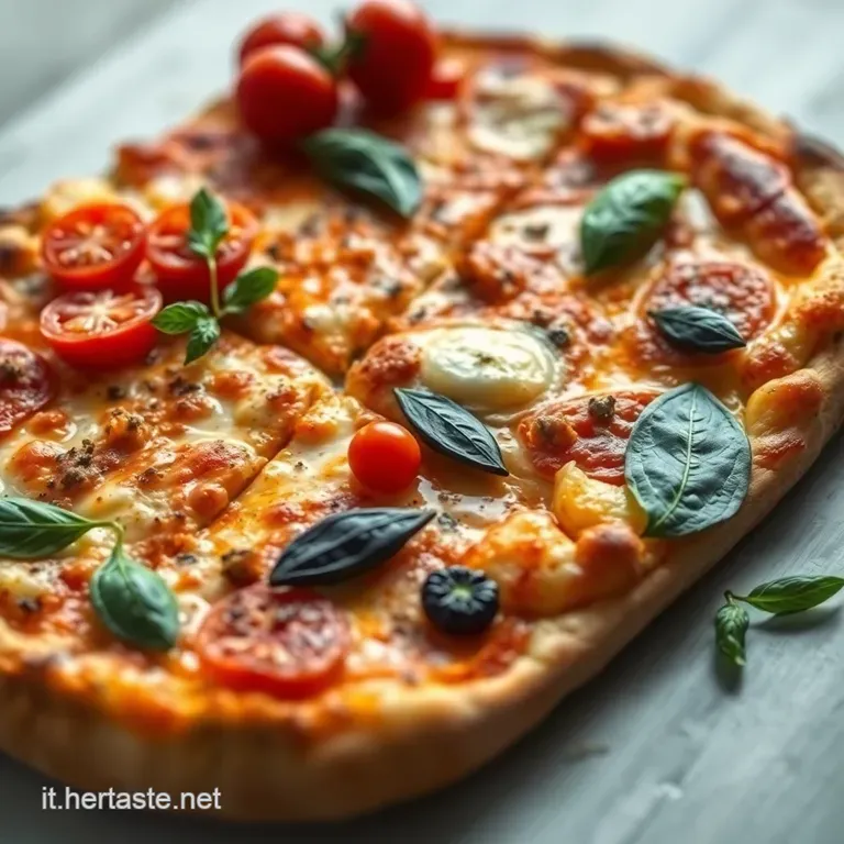 Pizza Quattro Stagioni presentation