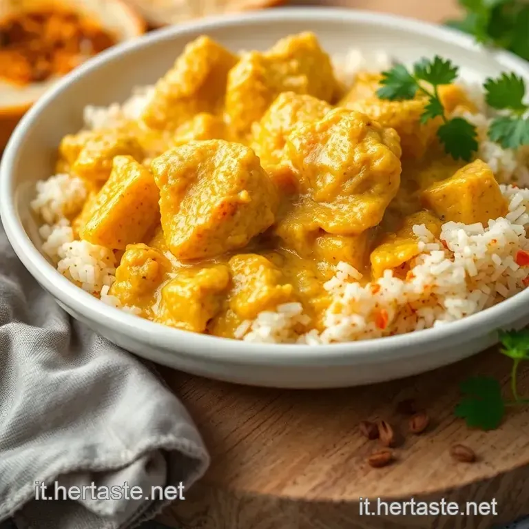 Pollo Al Curry Cremoso: Facile E Delizioso Come a Bollywood! presentation