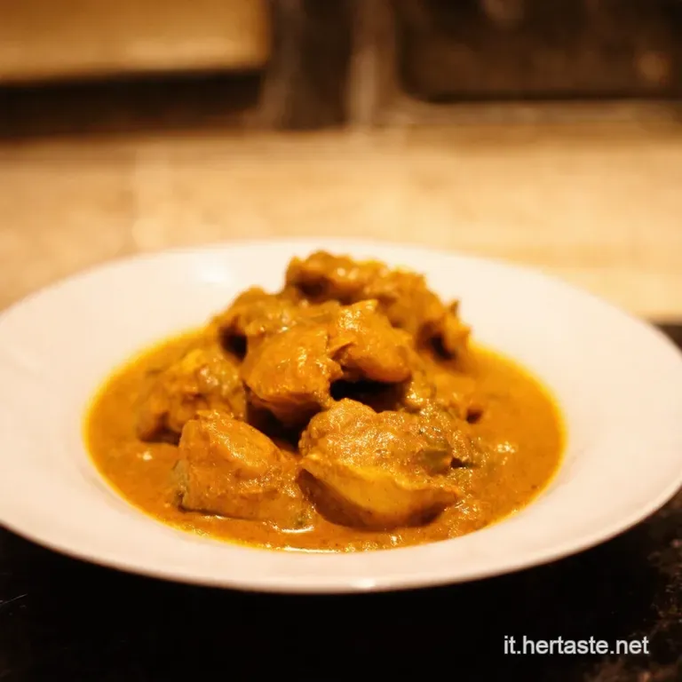 Pollo Al Curry Da Favola Profumi Doriente in Tavola presentation