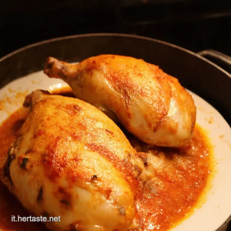 Pollo in Padella Croccante Al Profumo Di Rosmarino presentation