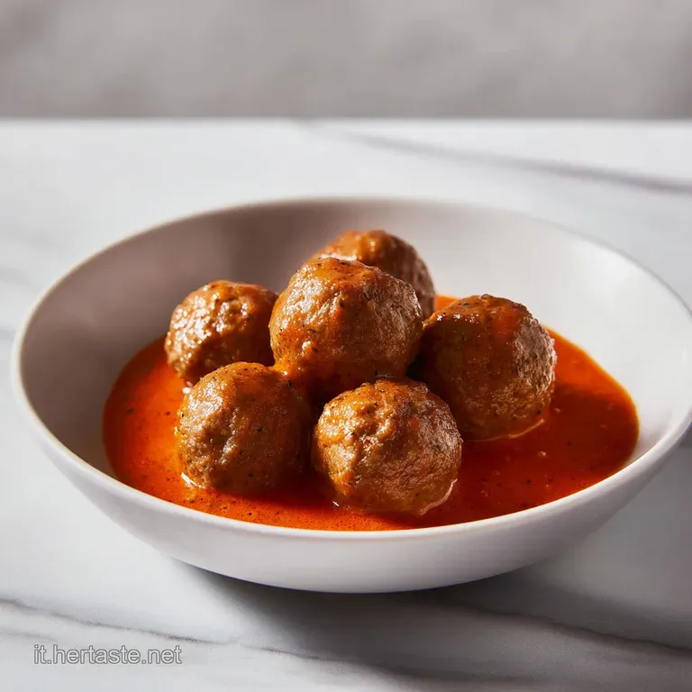 Polpette di Carne al Sugo: Cuore Vellutato