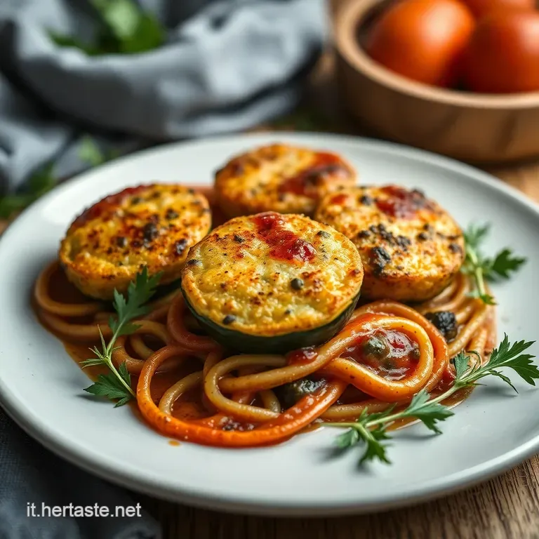 Polpette di Melanzane con Salsa allo Zafferano