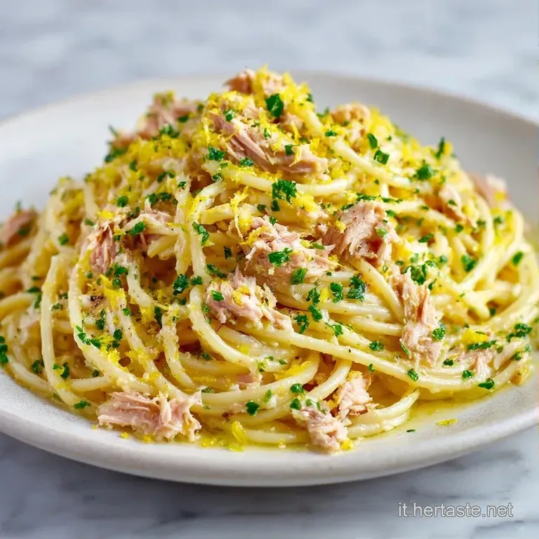 Un nido di pasta lucida disposto con cura in un piatto di ceramica bianca, completato da un filo d'olio e pepe nero.